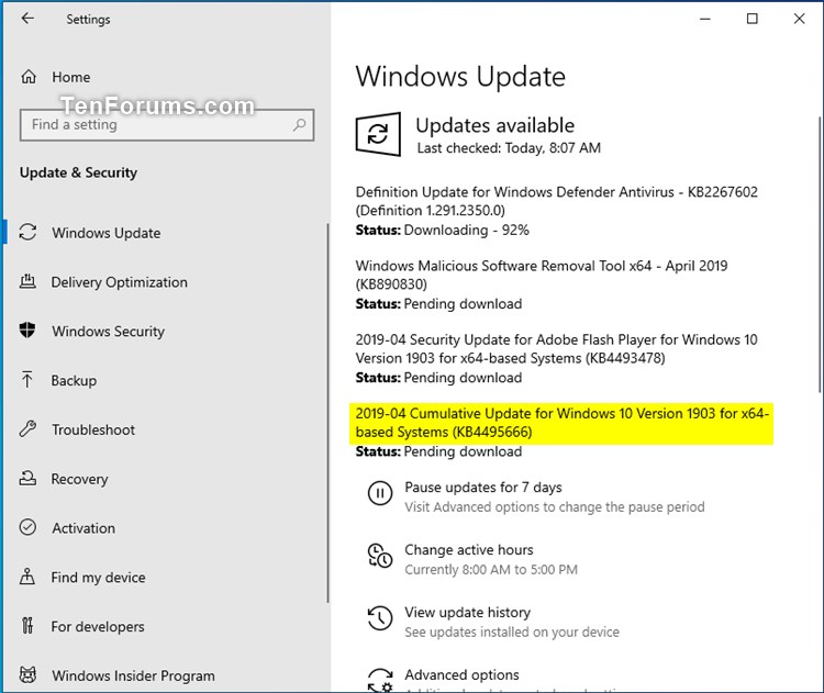 Windows 10 and Server 1903 ISO now available to download on MSDN-kb4495666.jpg