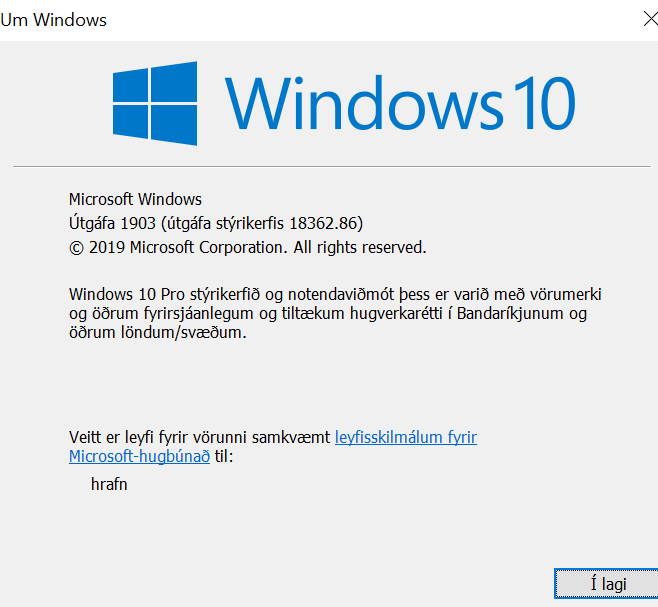 Windows 10 May 2019 Update version 1903 rollout approach-winver.png