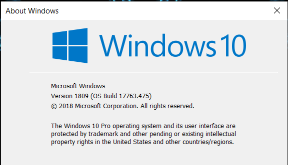 Cumulative Update KB4495667 Windows 10 v1809 Build 17763.475 - May 3-image.png