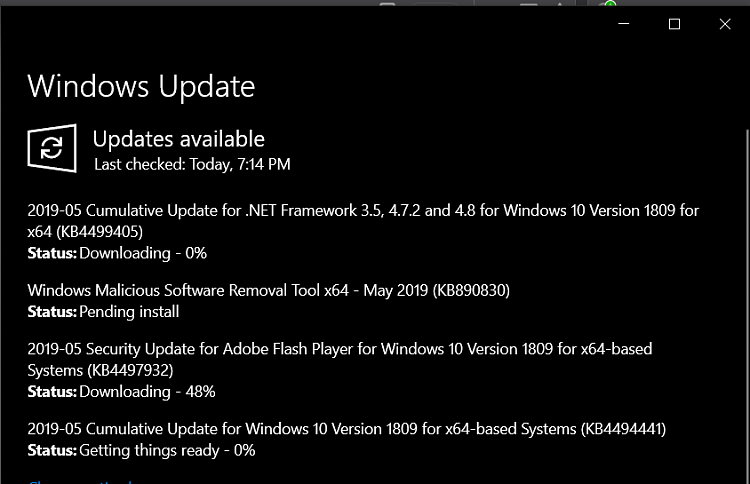Cumulative Update KB4494441 Windows 10 v1809 Build 17763.503 - May 14-image.png