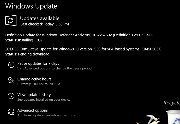 Windows 10 May 2019 Update version 1903 rollout approach-2019-05-19_17h36_24.png