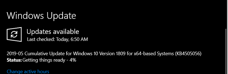 Cumulative Update KB4505056 Windows 10 v1809 Build 17763.504 - May 19-image.png