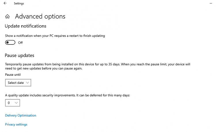 How to get the Windows 10 May 2019 Update version 1903-1903-upgrade-defer-features-update-missing.png