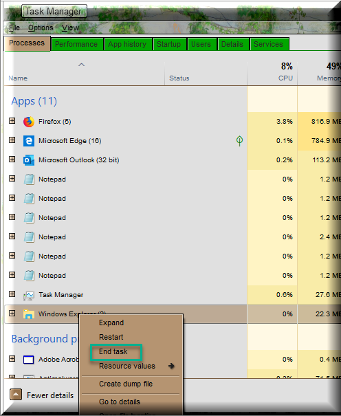 New Windows 10 Insider Preview Fast+Skip Build 18912 (20H1) - June 5-end-task-file-explorer.png