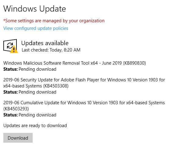 Cumulative Update KB4503293 Windows 10 v1903 build 18362.175 - June 11-wu-asks-again.jpg