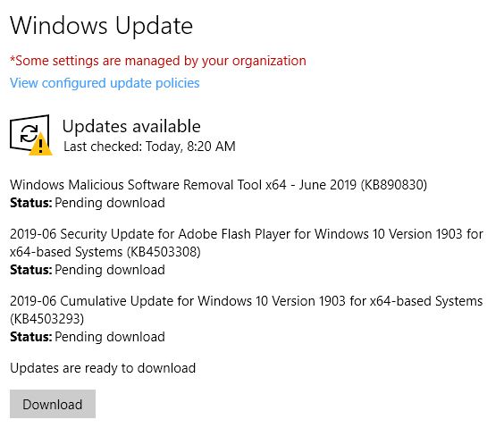 Cumulative Update KB4503293 Windows 10 v1903 build 18362.175 - June 11-wu-asks-again.jpg