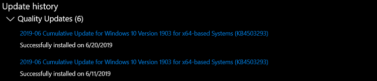 Cumulative Update KB4503293 Windows 10 v1903 build 18362.175 - June 11-image.png