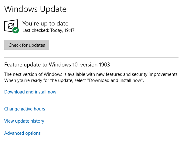 How to get the Windows 10 May 2019 Update version 1903-image.png