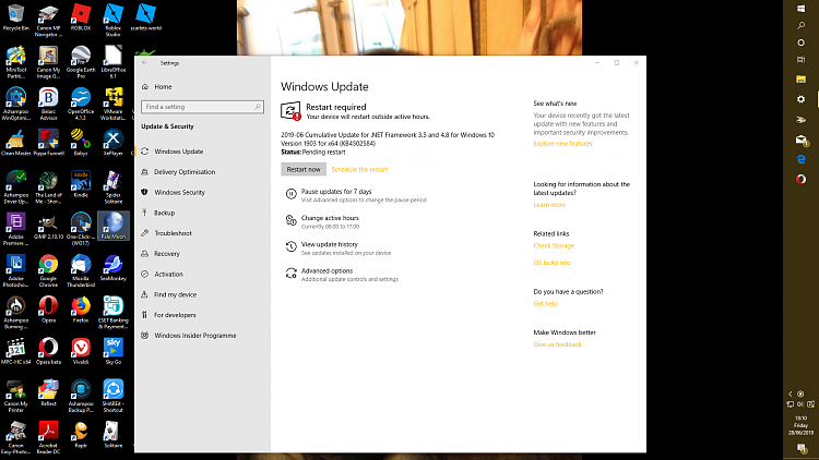 Cumulative Update KB4501375 Windows 10 v1903 build 18362.207 - June 27-2019-06-28.png