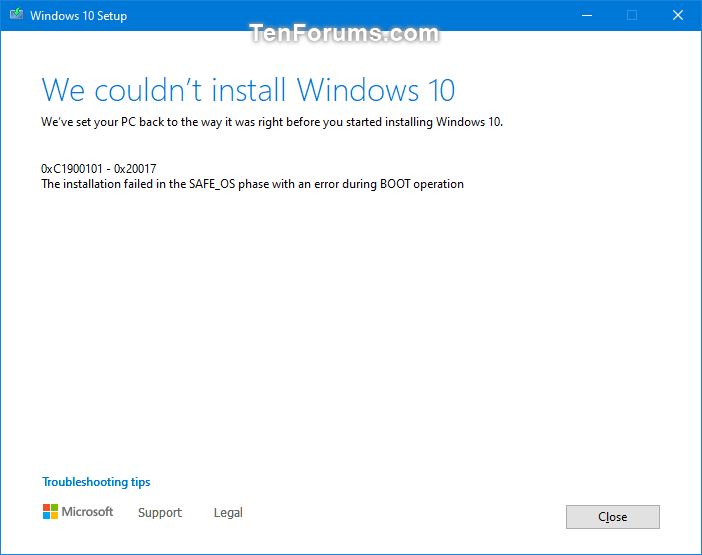 New Windows 10 Insider Preview Fast+Skip Build 18936 (20H1) - July 10-failed.png