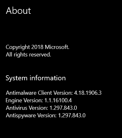 Cumulative Update KB4507453 Windows 10 v1903 build 18362.239 - July 9-av-vers.png