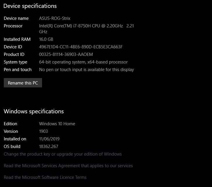 Cumulative Update KB4505903 Windows 10 v1903 build 18362.267 - July 26-capture.png