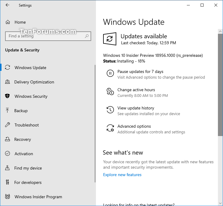 New Windows 10 Insider Preview Fast+Skip Build 18956 (20H1) - August 7-18956.png