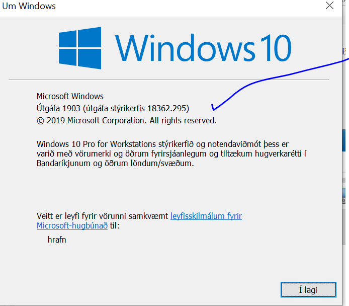 Cumulative Update KB4512508 Windows 10 v1903 build 18362.295 - Aug. 13-295.png