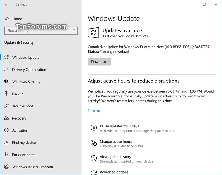 New Windows 10 Insider Preview Fast+Skip Build 18965 (20H1) - Aug. 21-18965.1005.jpg