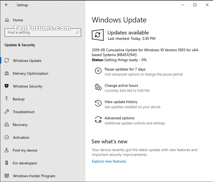 Cumulative Update KB4512941 Windows 10 v1903 build 18362.329 - Aug. 29-kb4512941.jpg