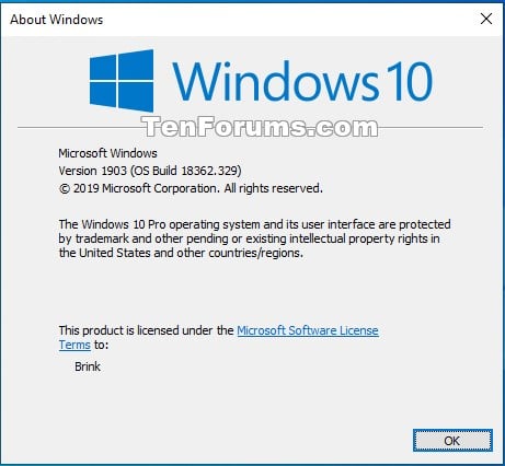 Cumulative Update KB4512941 Windows 10 v1903 build 18362.329 - Aug. 30-18362.329.jpg