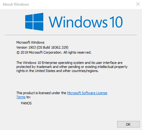Cumulative Update KB4512941 Windows 10 v1903 build 18362.329 - Aug. 30-18362.329.png