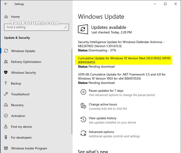 New Windows 10 Insider Preview Slow Build 18362.10019 (19H2) - Sept. 5-18326.10019_kb4508451.jpg