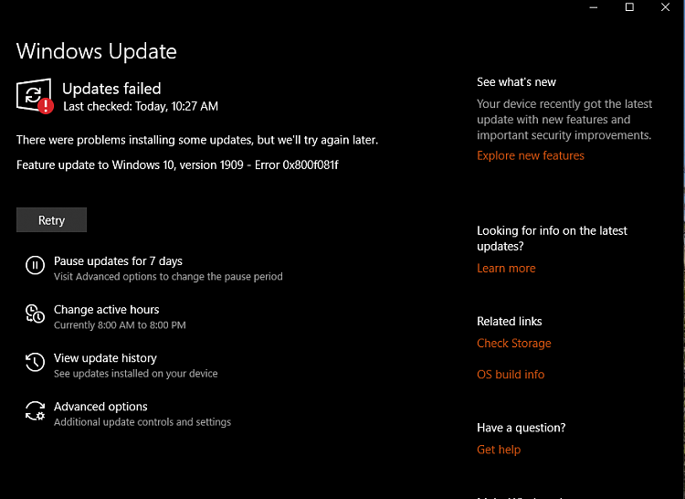 Cumulative Update KB4517245 Windows 10 v1909 Build 18363.329 - Sept. 5-image.png