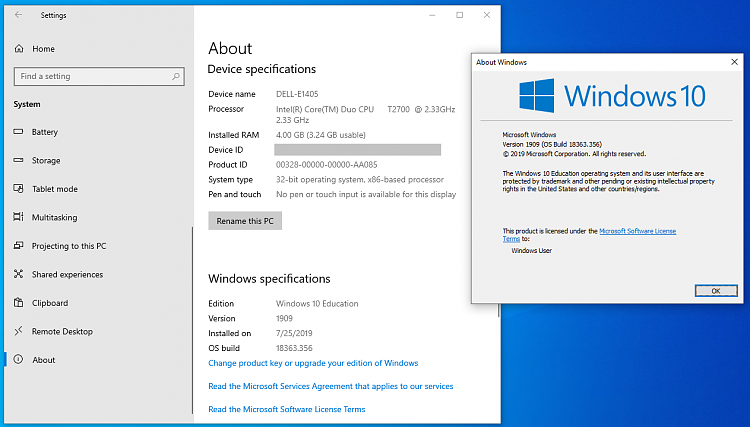 Cumulative Update KB4517245 Windows 10 v1909 Build 18363.329 - Sept. 5-win10-v1909-education-sysinfo-delle1405.png