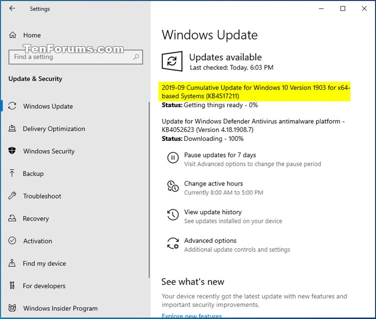 Cumulative Update KB4517211 Windows 10 v1903 build 18362.387 Sept. 26-kb4517211.jpg