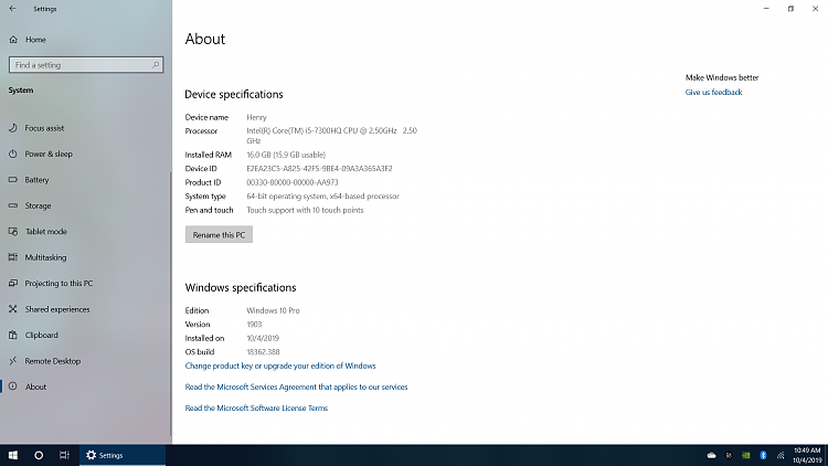 Cumulative Update KB4524147 Windows 10 v1903 build 18362.388 - Oct. 3-2019-10-04.png