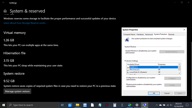New Windows 10 Insider Preview Fast+Skip Build 18999 (20H1) - Oct. 8-system-restore-1.png