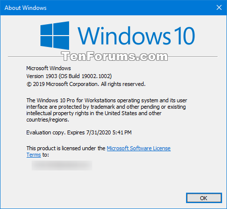 Cumulative Update KB4526447 Windows 10 v1903 build 19002.1002 Oct. 18-19002.1002.png