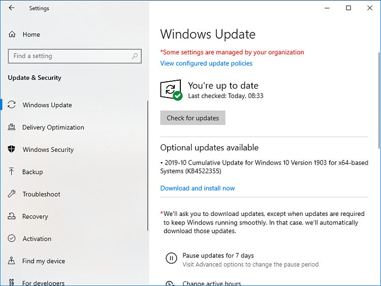 Cumulative Update KB4522355 Windows 10 v1903 build 18362.449 - Oct. 24-wu-20191025.png