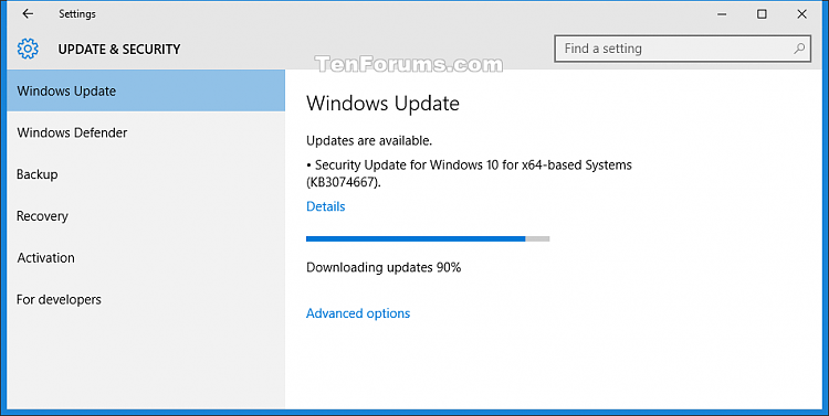 Security Update KB3074667 available for Windows 10 July 20th 2015-kb3074667.png