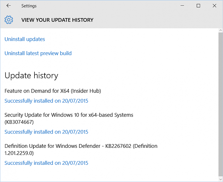 Security Update KB3074667 available for Windows 10 July 20th 2015-1.png