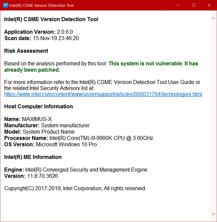 Intel CSME, SPS, TXE, DAL, and Intel AMT 2019.1 QSR Advisory - July 1-image.png