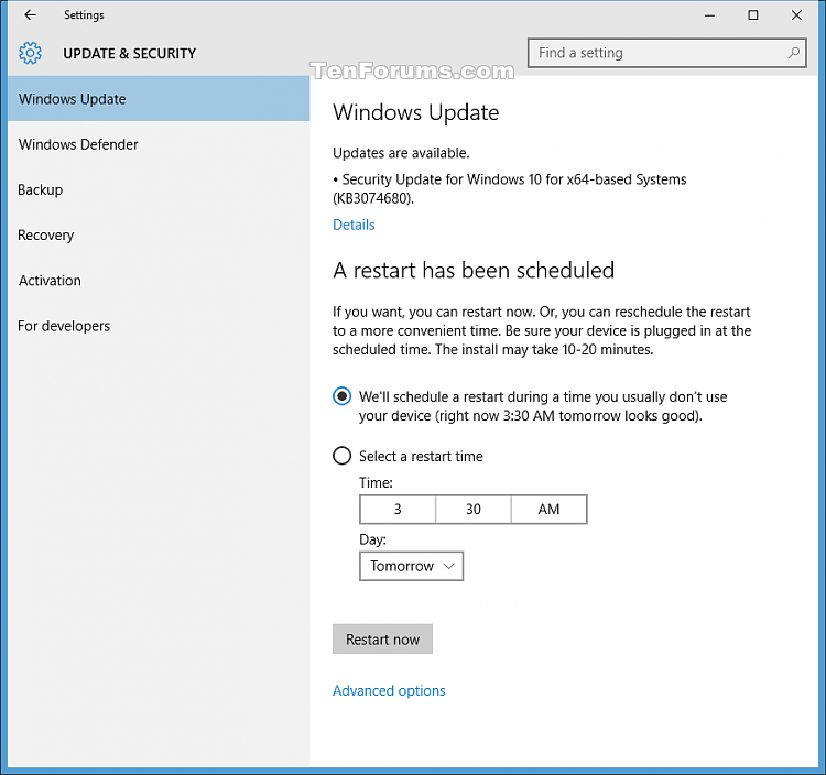 New KB3074680 update for Windows 10 July 24th 2015-kb3074680.png