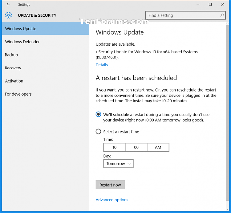 New Security Update KB3074681 for Windows 10 July 25th 2015-kb3074681.png