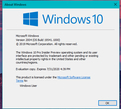 Windows 10 Insider Preview Fast Build 19541 - January 8-19541.png