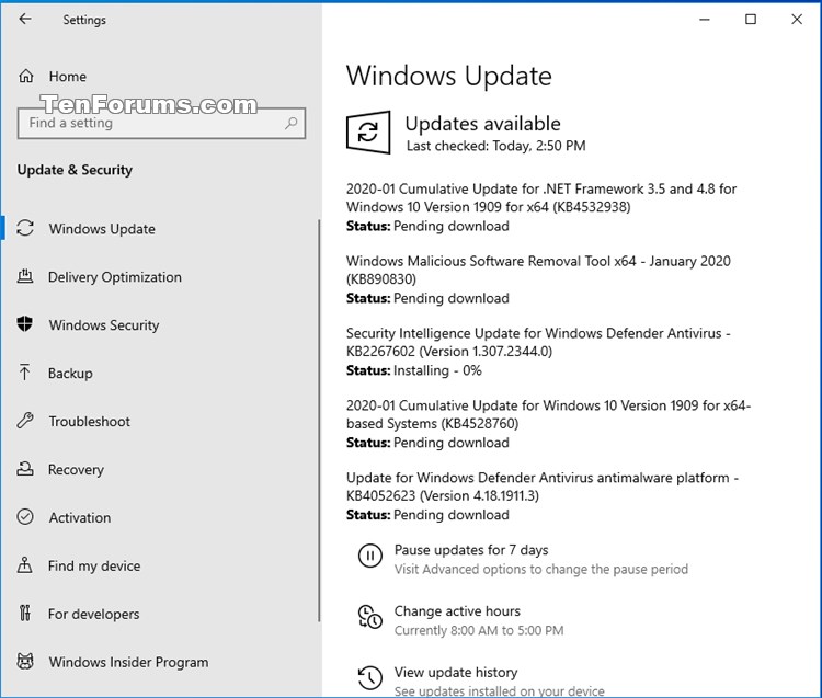 KB4532938 Cumulative Update .NET Framework 3.5, 4.8 Windows 10 Jan. 14-windows10_1909.jpg
