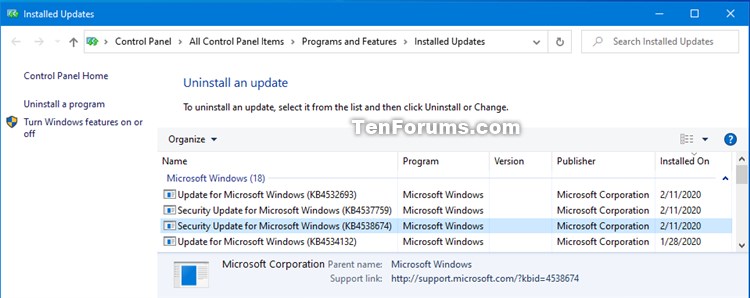 KB4538674 Servicing Stack Update Windows 10 v1903 and v1909 - Feb. 11-kb4538674.jpg