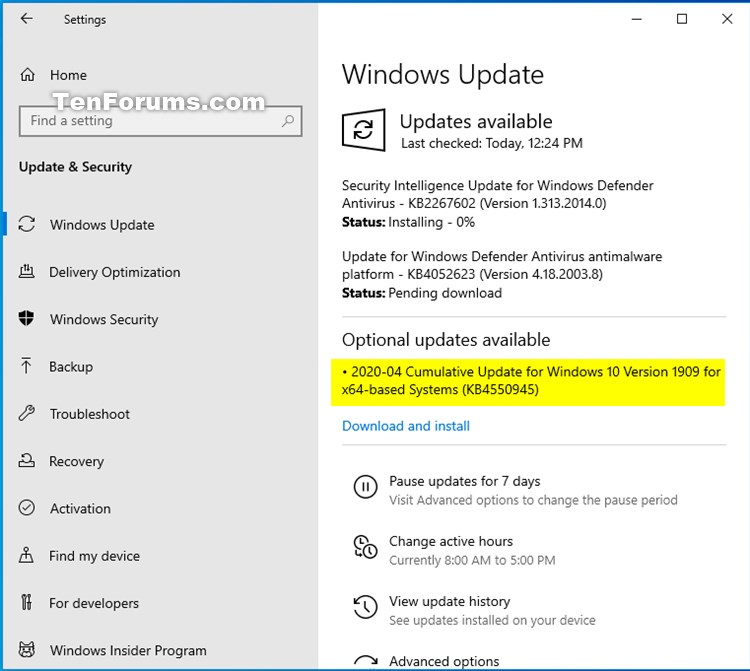 KB4550945 CU Win 10 v1903 build 18362.815 and v1909 build 18363.815-kb4550945.jpg