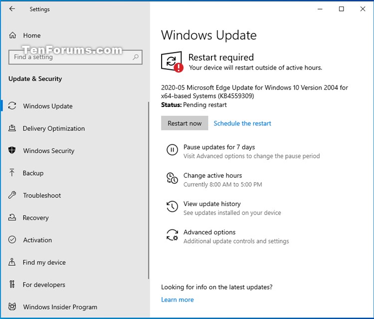 latest microsoft edge update