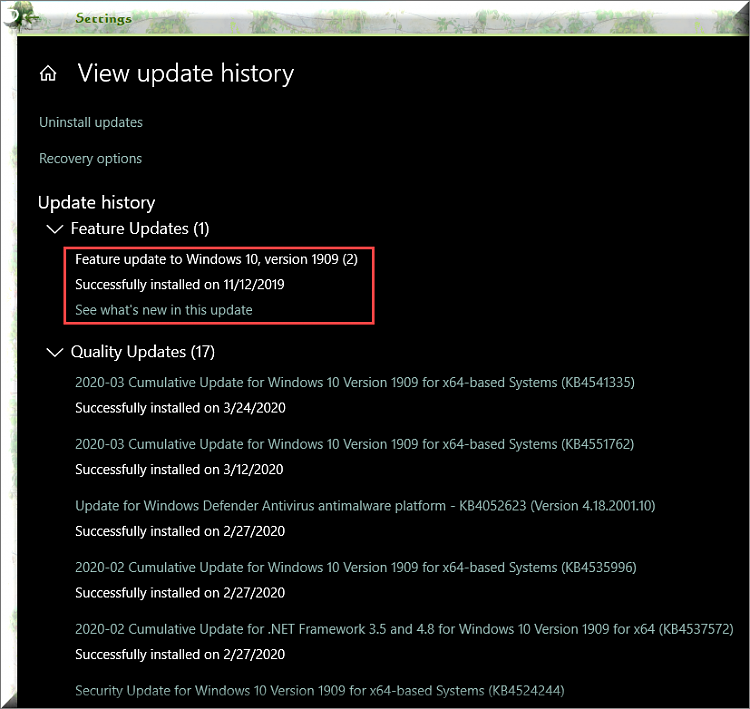 KB4556799 CU Win 10 v1903 build 18362.836 and v1909 build 18363.836-update-history-non-production-machine.png