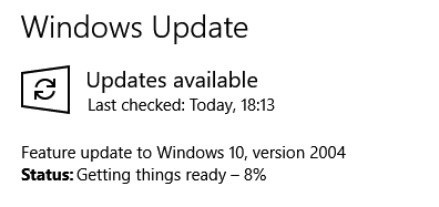 How to get the Windows 10 May 2020 Update version 2004-image.png