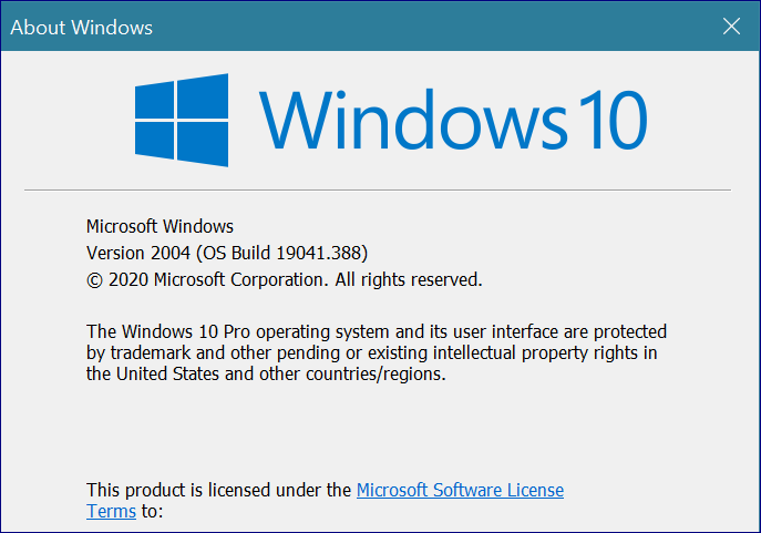 KB4565503 Cumulative Update Windows 10 v2004 build 19041.388 - July 14-19041-388.png