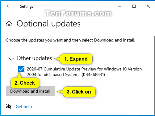 KB4568831 Cumulative Update Windows 10 v2004 build 19041.423 - July 31-install_kb4568831-2.png