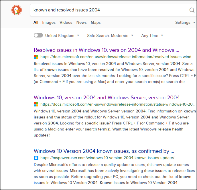Known and Resolved issues for Windows 10 May 2020 Update version 2004-.png