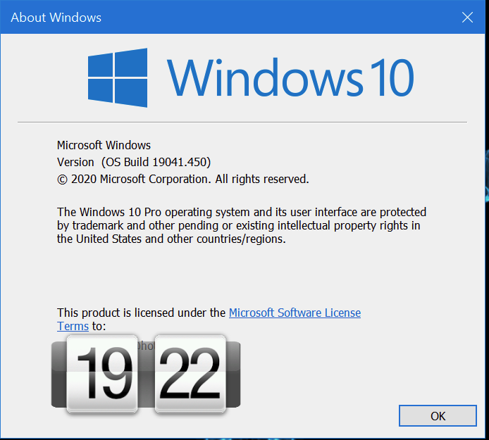 KB4566782 Cumulative Update Windows 10 v2004 build 19041.450 - Aug. 11-image.png
