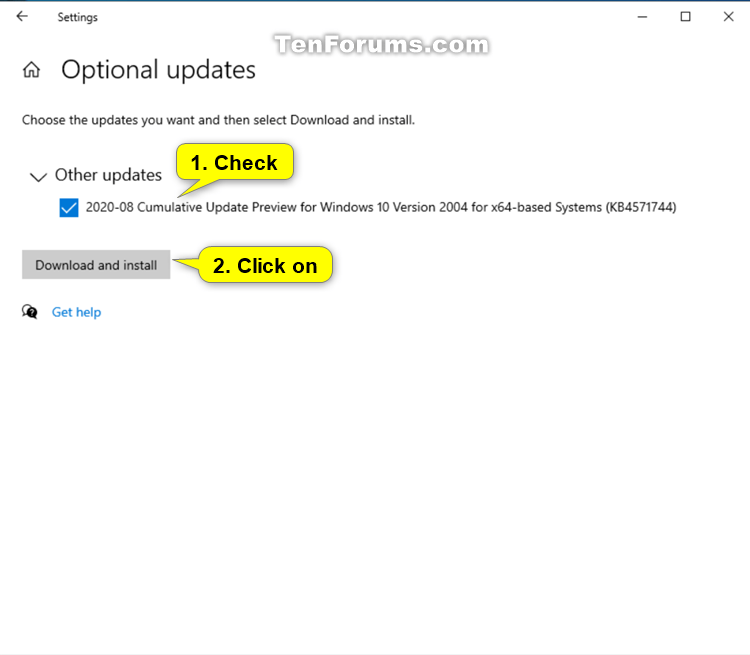KB4571744 Cumulative Update Windows 10 v2004 build 19041.488 - Sept. 3-kb4571744-2.png