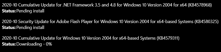 KB4579311 Cumulative Update Windows 10 v2004 build 19041.572 - Oct. 13-image.png