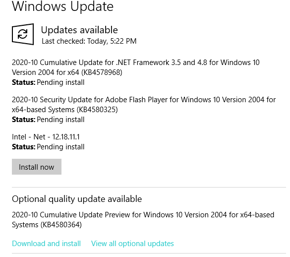 KB4586781 CU Windows 10 v2004 build 19041.630 and v20H2 19042.630-updates.png