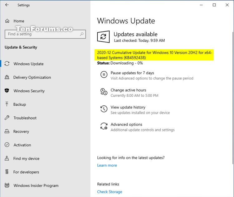 KB4592438 CU Windows 10 v2004 build 19041.685 and v20H2 19042.685-kb4592438.jpg